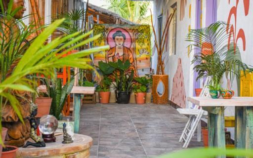 Departamentos Cerca De Ferry Holbox Hotel Bagian luar foto